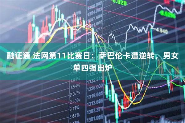 融证通 法网第11比赛日：萨巴伦卡遭逆转，男女单四强出炉
